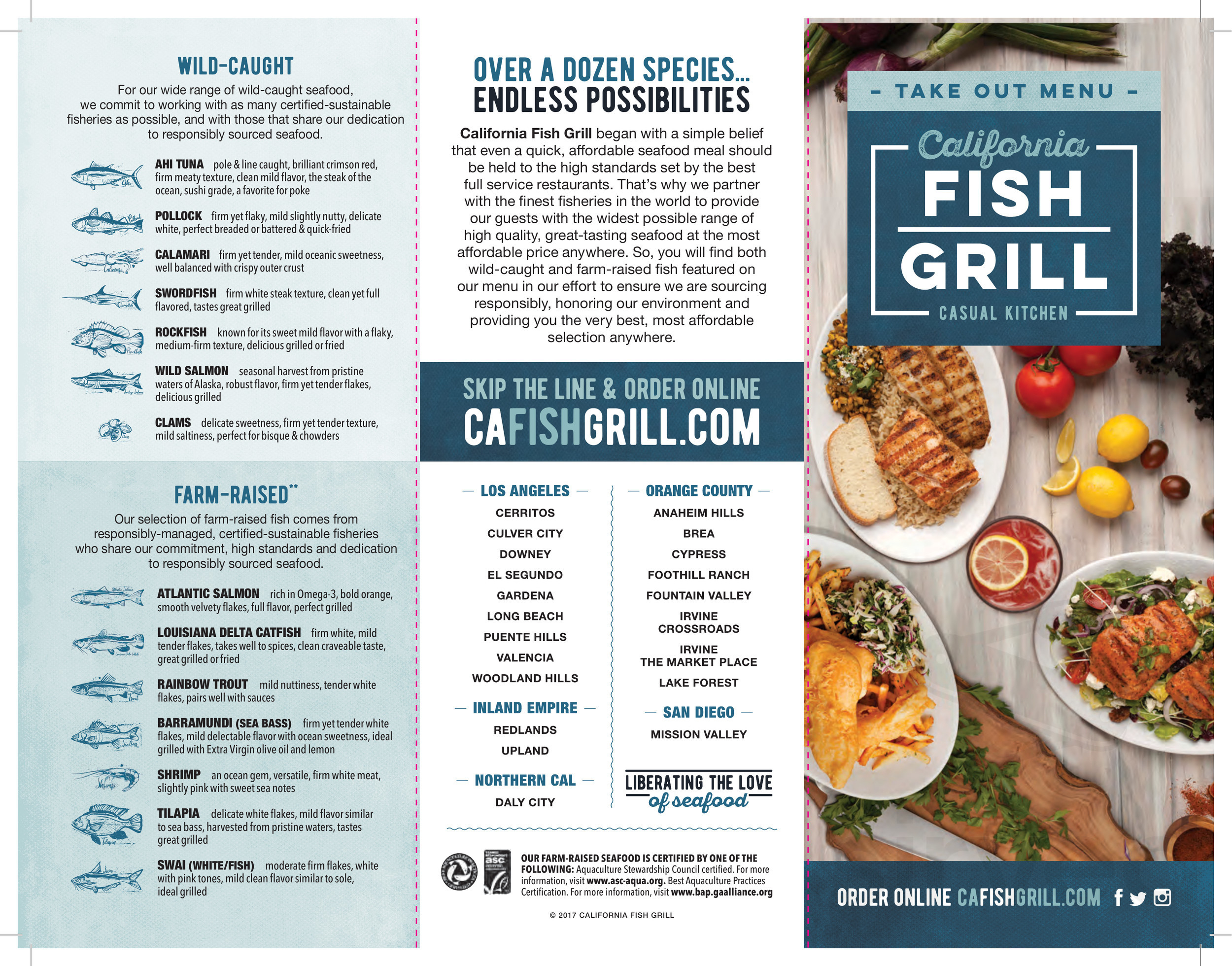 Menu For California Fish Grill In Anaheim Hills, Ca | Sirved with regard to California Fish Grill Printable Menu