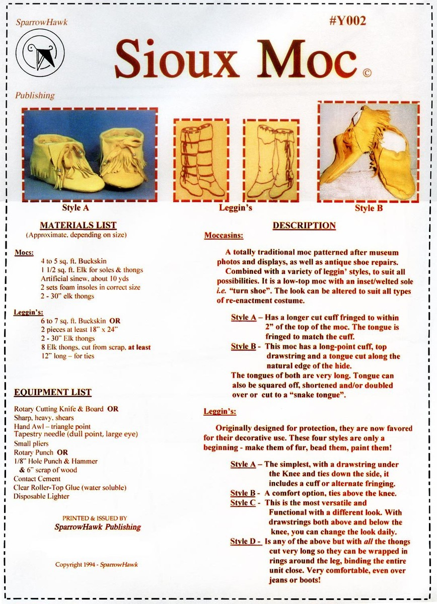 Native American Sioux Indian Traditional Moccasin & Leggings inside Native American Printable Moccasin Pattern