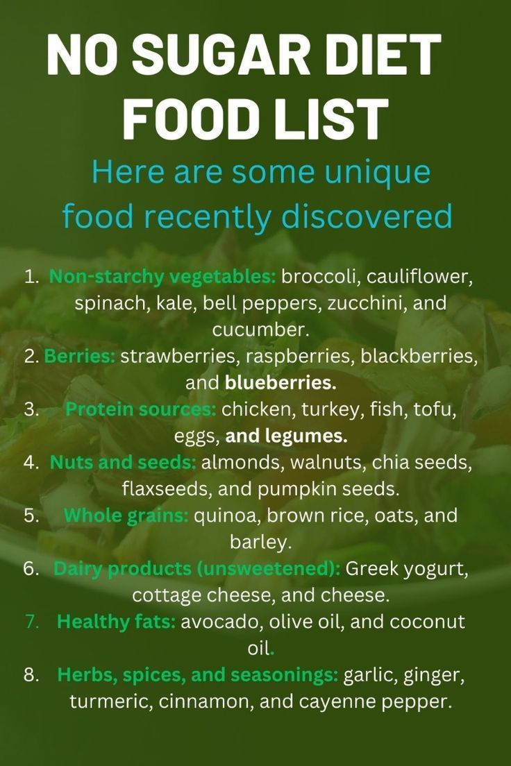 No Sugar Diet Food List within 14 Day No Sugar Diet Food List Printable