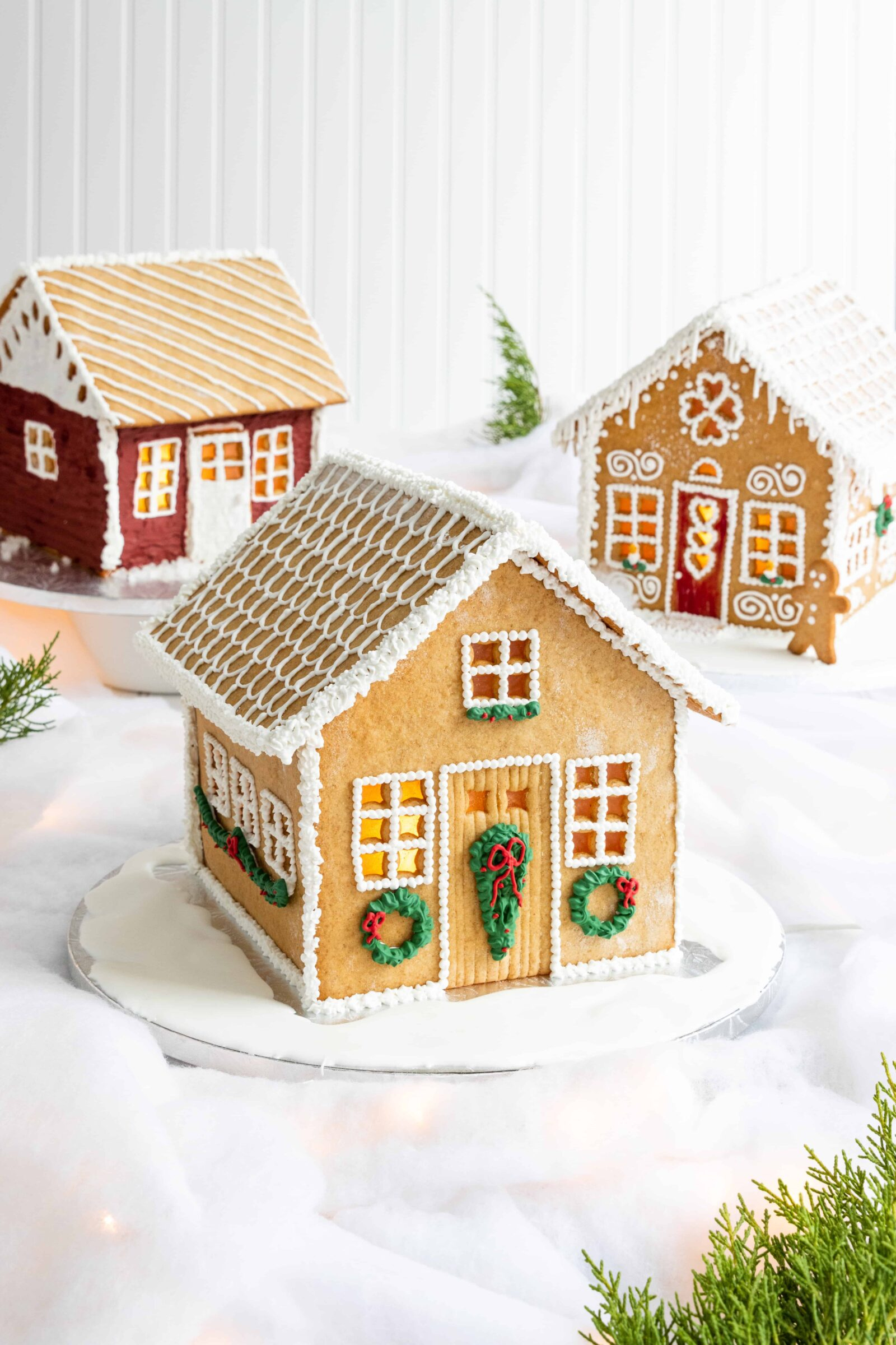 Our Family Gingerbread Houses intended for Printable Fancy Gingerbread House Templates