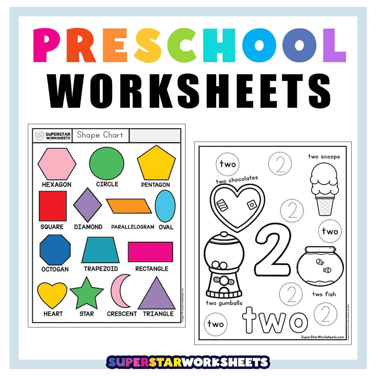 Preschool Worksheets - Superstar Worksheets pertaining to Pre K Worksheets Free Printable