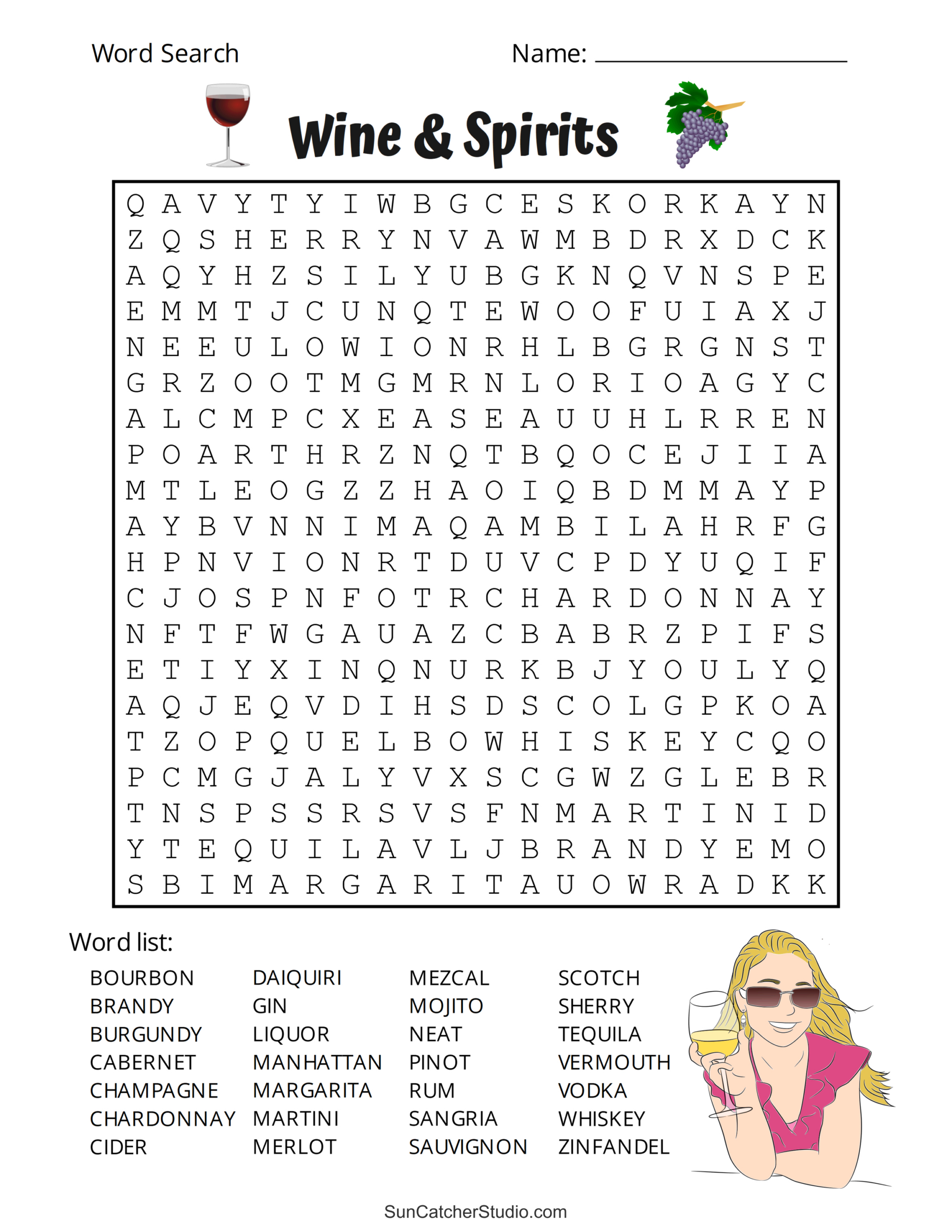 Printable Adult Word Search Puzzles (Word Find) – Free Printables throughout Word Search Printables For Adult