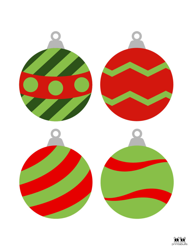 Printable Christmas Ornaments | Printabulls regarding Free Christmas Tree Decorations Printables