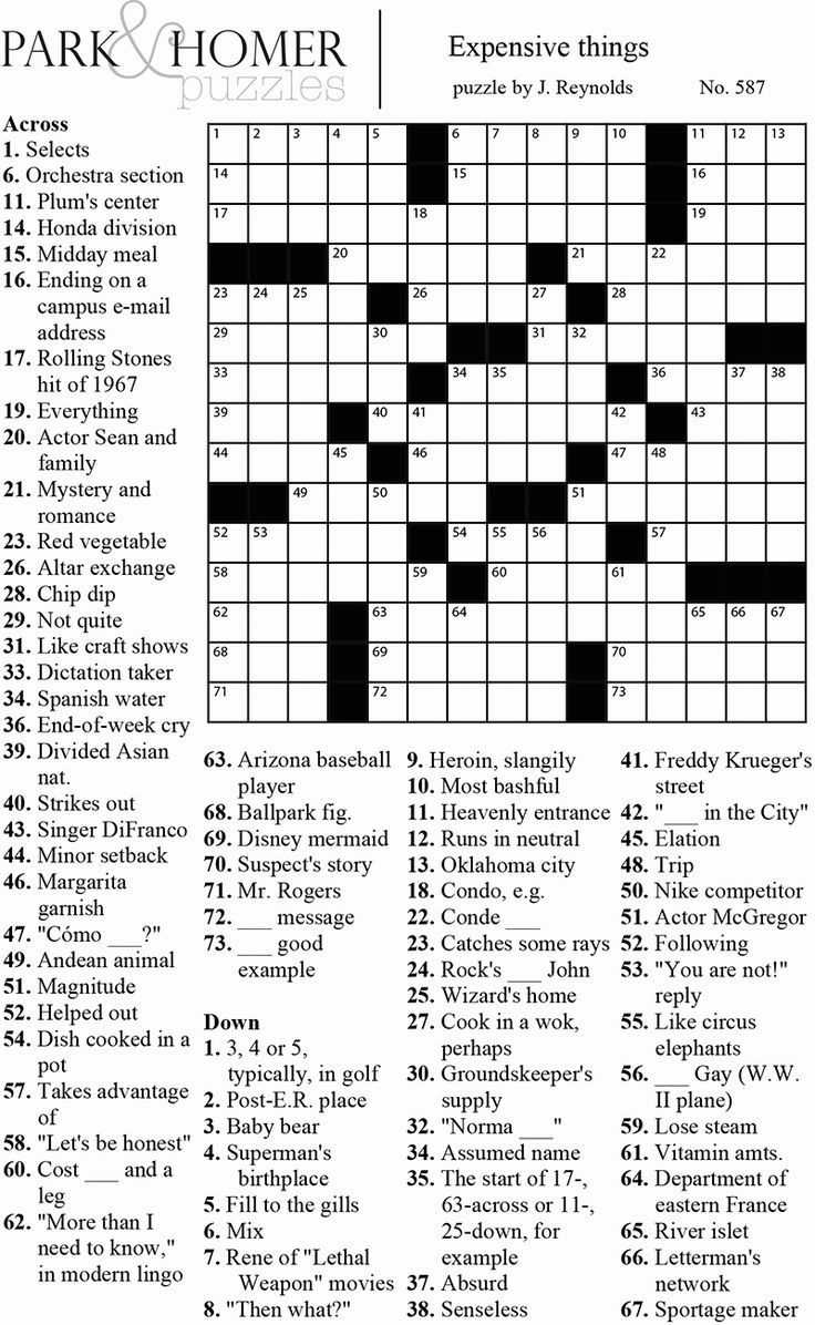 Printable Crossword Puzzles - Get Yourself Some Easy Crossword with Crossword Puzzles Printable with Answers