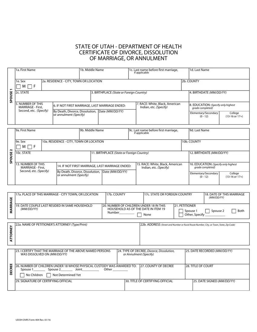 Printable Divorce Certificate ≡ Fill Out Printable Pdf Forms Online with regard to Printable Dissolution Of Marriage Forms