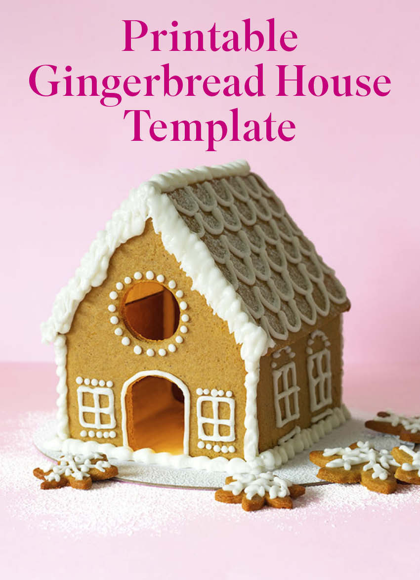 Printable Gingerbread House Template » Dish Magazine intended for Gingerbread House Template Free Printable