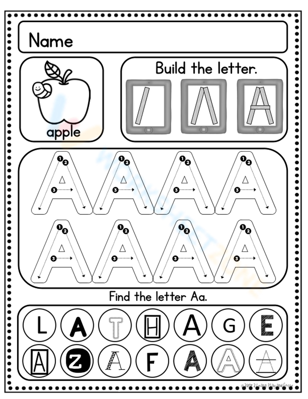 Printable Grade 1 Handwriting Without Tears Worksheets in Handwriting Without Tears Free Printables