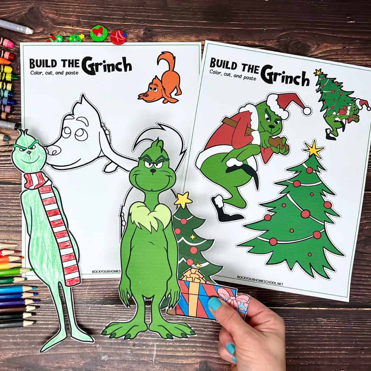 Printable Grinch Christmas Crafts: How To Make & Enjoy (16 Free for Free Printable Crafts For Christmas
