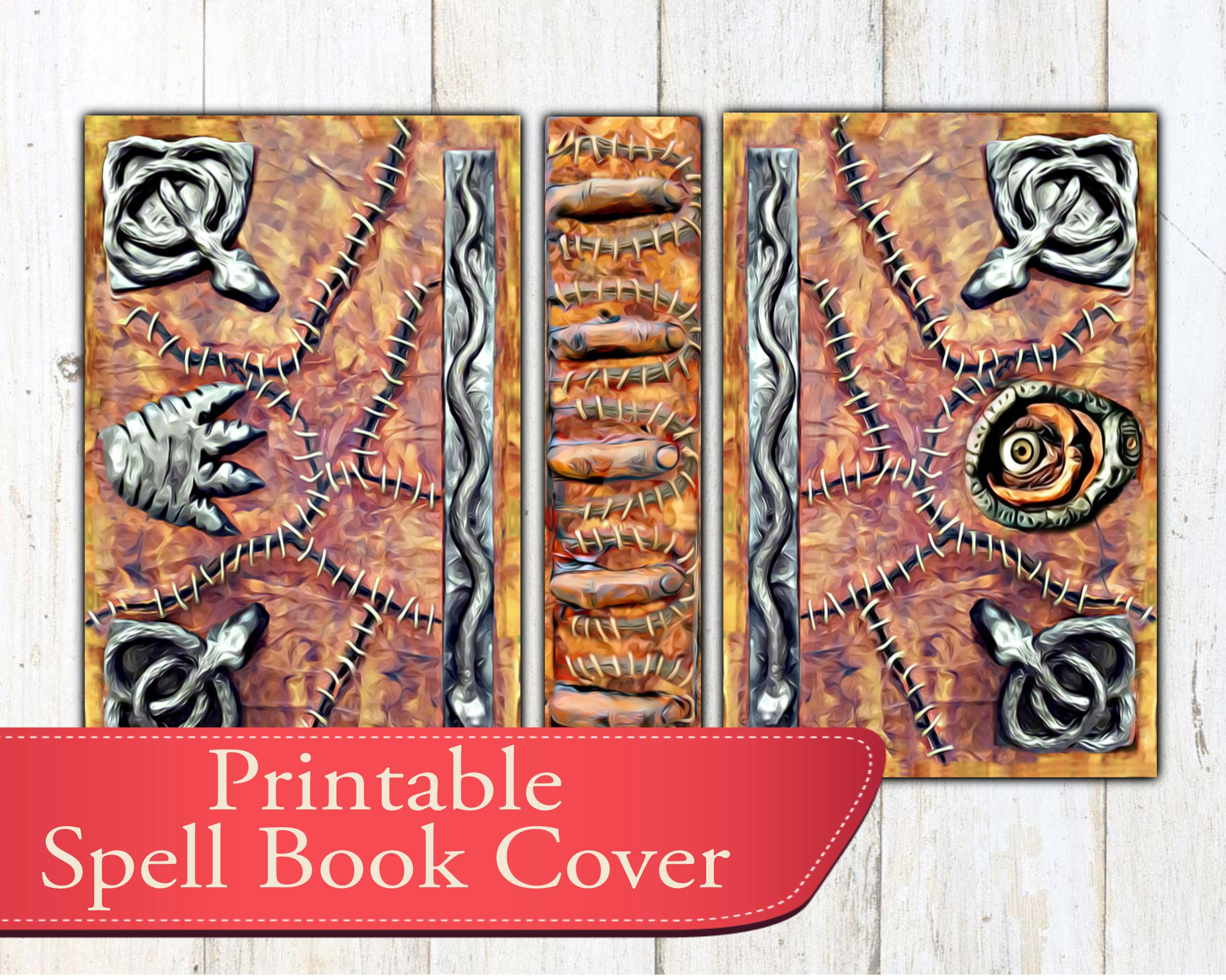 Printable Hocus Pocus Spell Book Cover - Etsy intended for Printable Hocus Pocus Spell Book