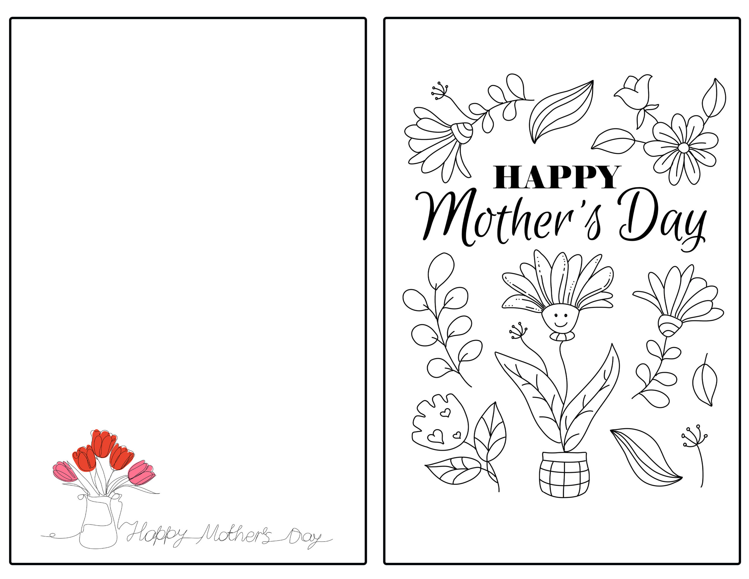 Printable Mothers Day Card - Printable Party Favors in Happy Mothers Day Card Printable Teenagers