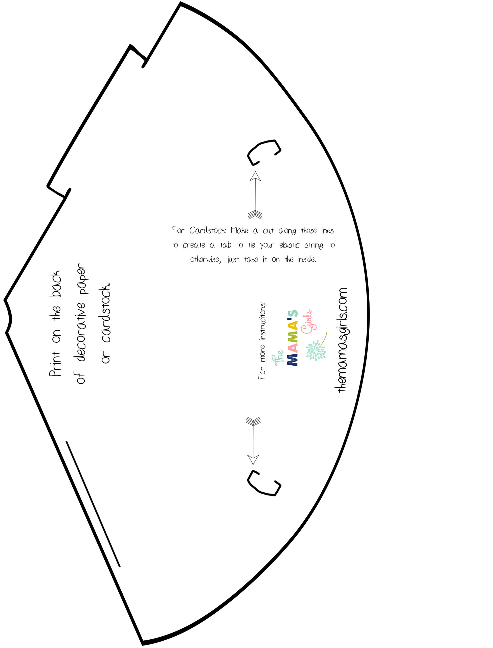 Printable Party Hat For Any Occasion - Themamasgirls regarding Free Printable Printable Party Hat Template