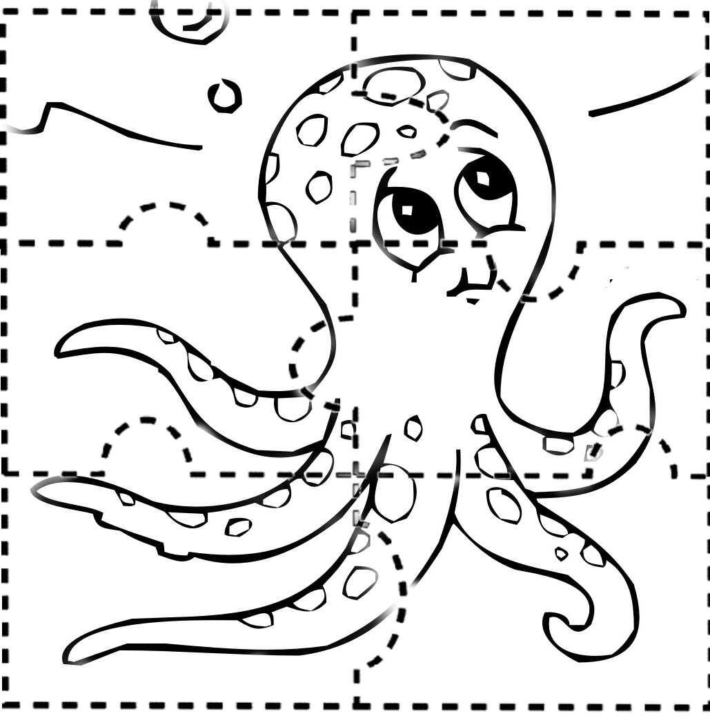 Printable Puzzle Pages For Kids — Sew Cute Patterns for Picture Puzzles For Kids Printable