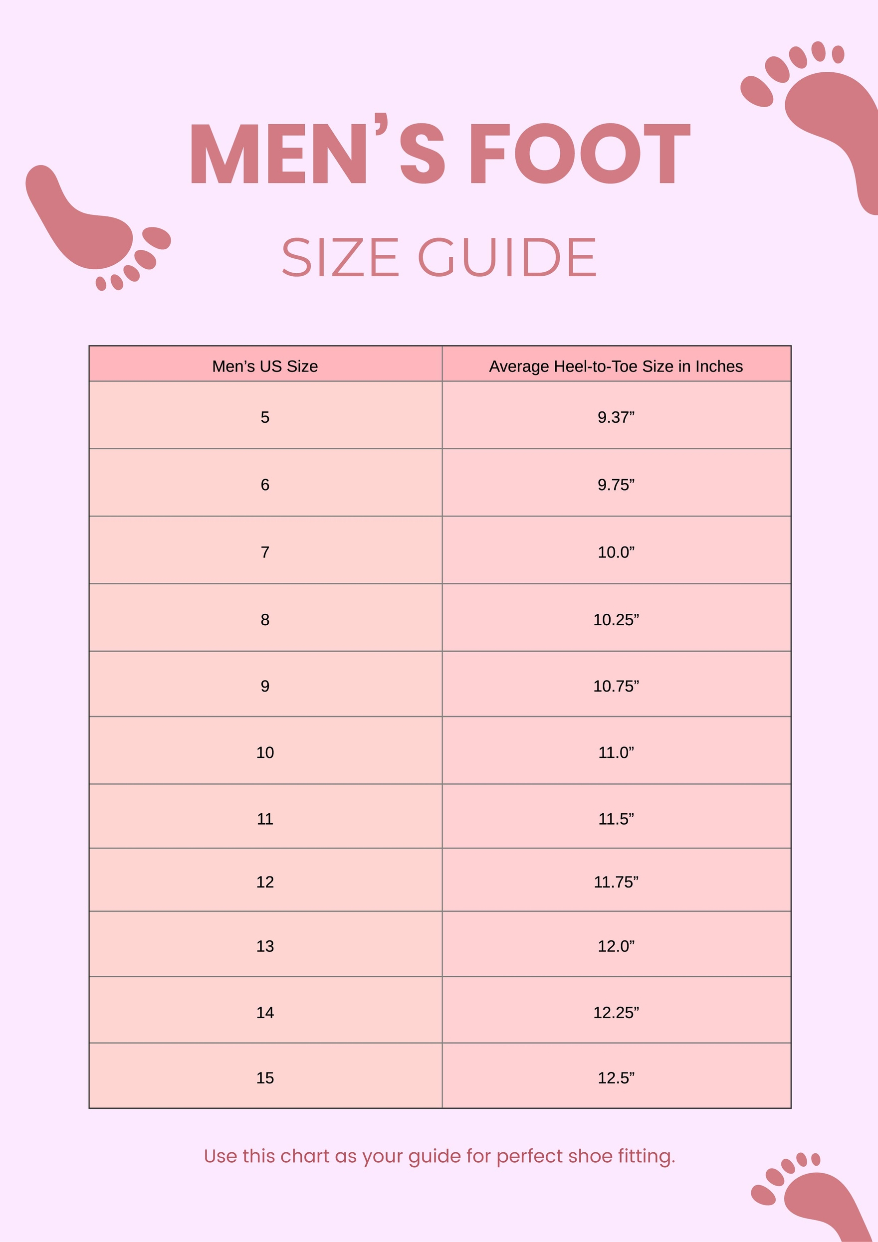 Printable Shoe Sizing Chart Men&amp;amp;#039;S Shoe Printable Shoe Sizing pertaining to Printable Men&amp;amp;#039;s Shoe Size Chart