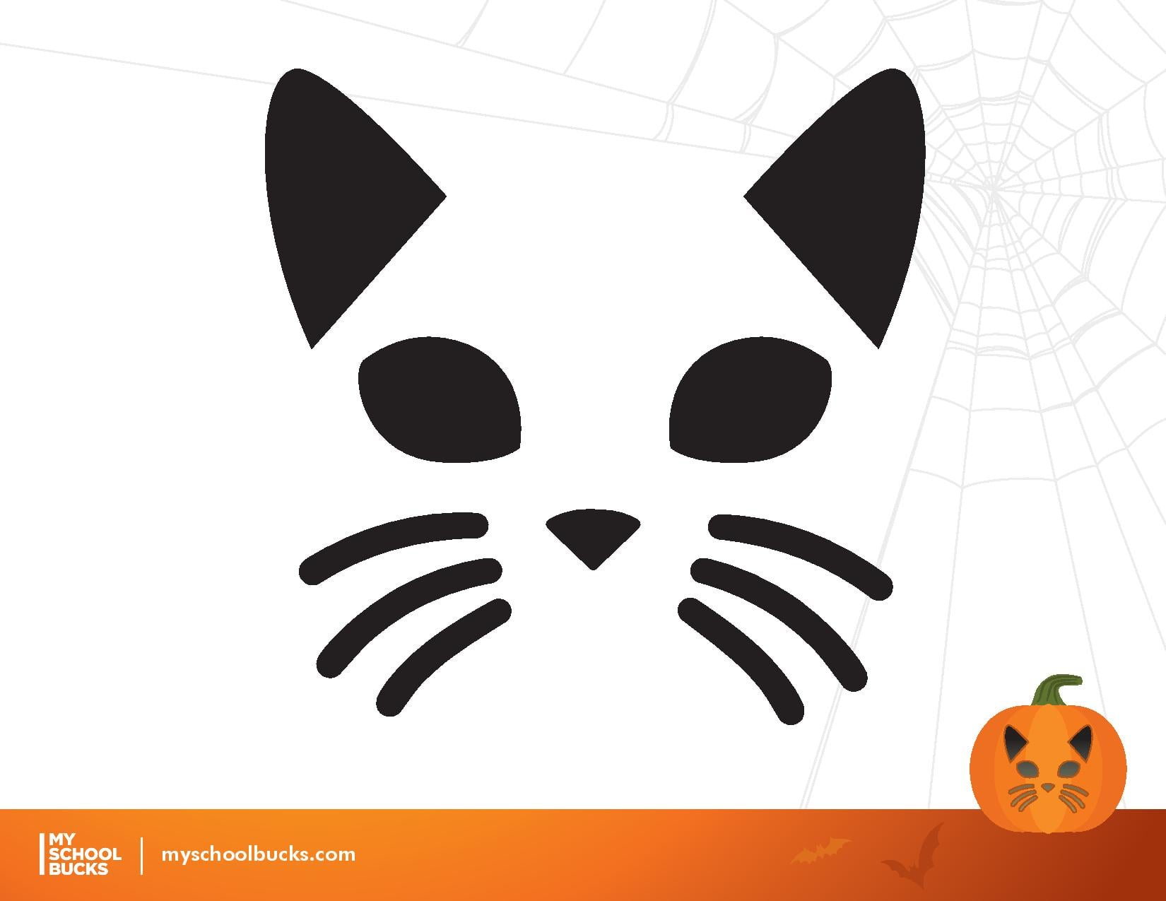 Pumpkin Cat Stencils Free Printable Large Stencils For Painting within Cat Stencils For Pumpkins Printable