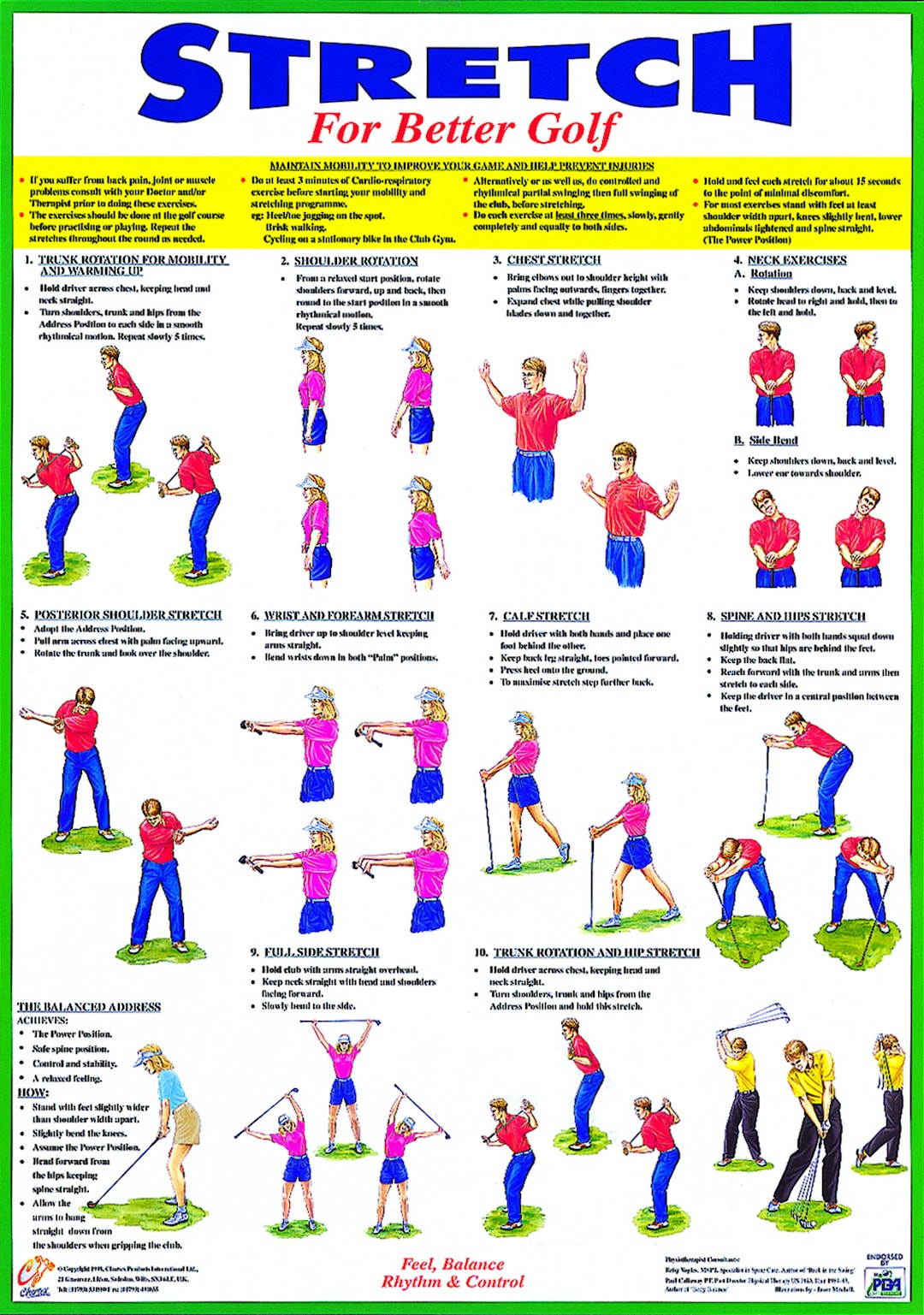 Senior Golfers Golf Exercises For Distance Senior Golfers pertaining to Printable Golf Exercises For Seniors