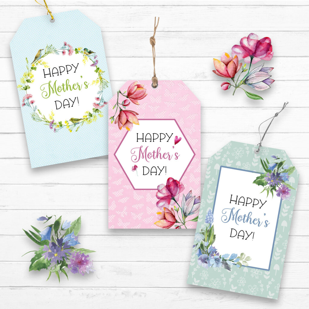Shop Happy Mothers Day Printable Tags Clearance inside Mother&amp;amp;#039;s Day Tags Printable