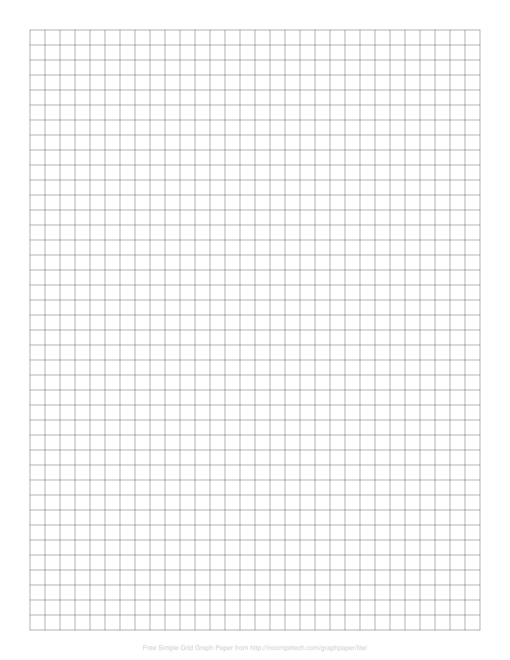 Simple Grid Graph Paper Generator within Full Page Grid Paper Printable