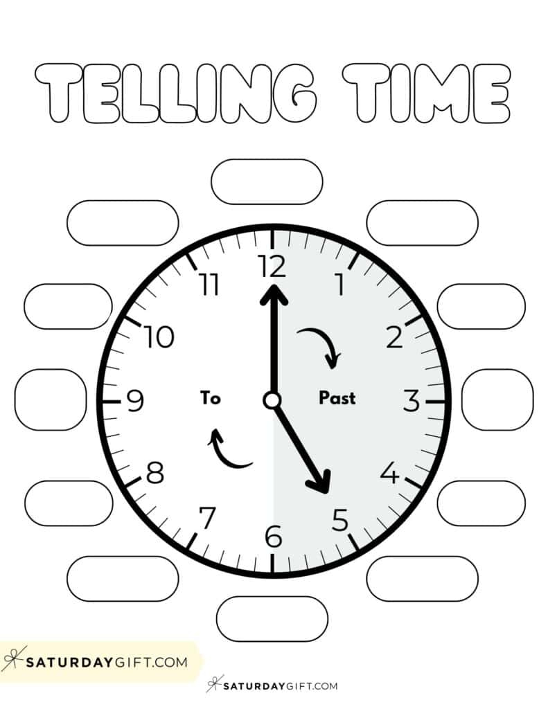 Telling Time Worksheets &amp;amp; Posters - 11 Free Printables with regard to Printable Clocks For Telling Time