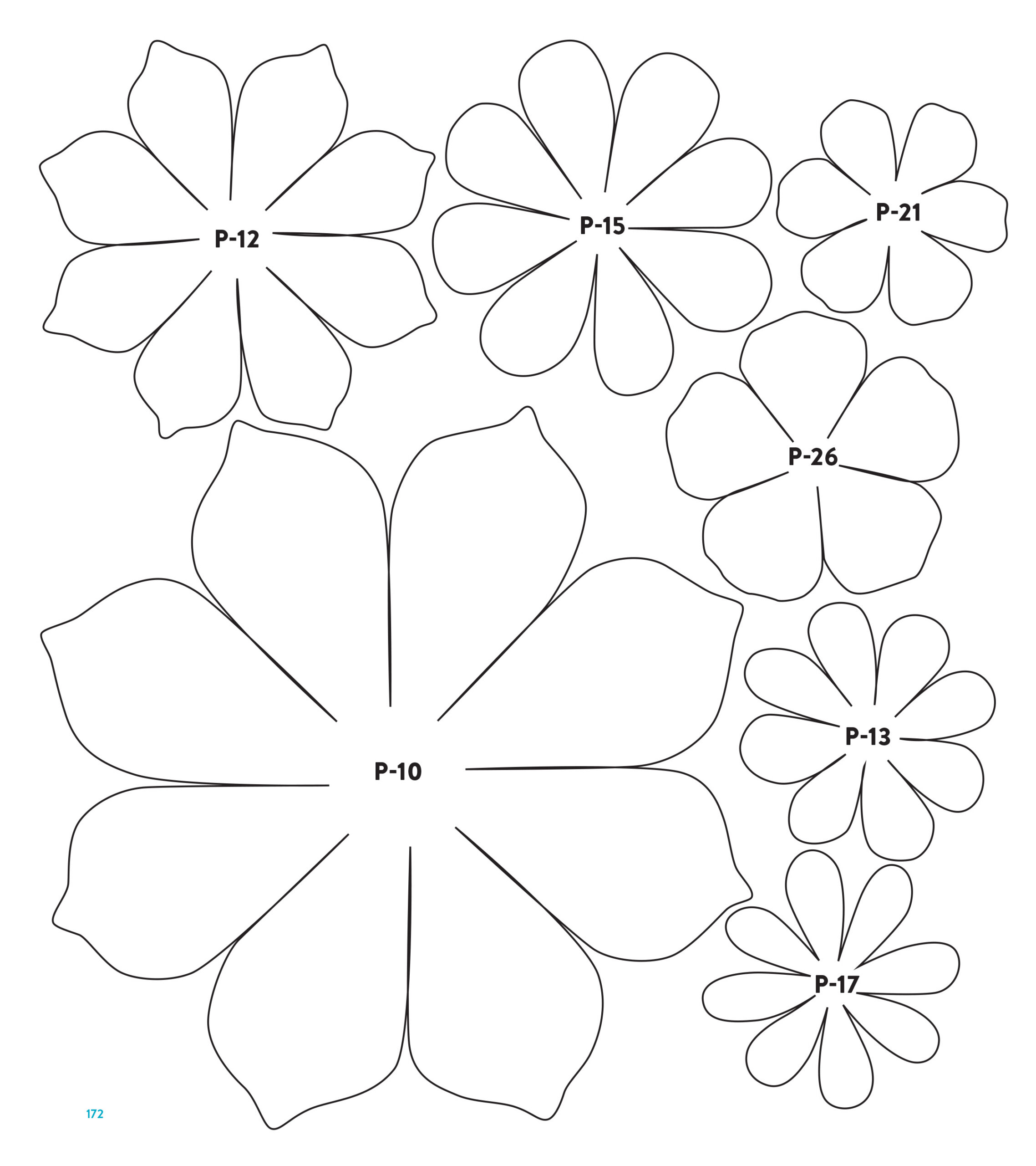 Templates throughout Cut Out Flower Template Printable