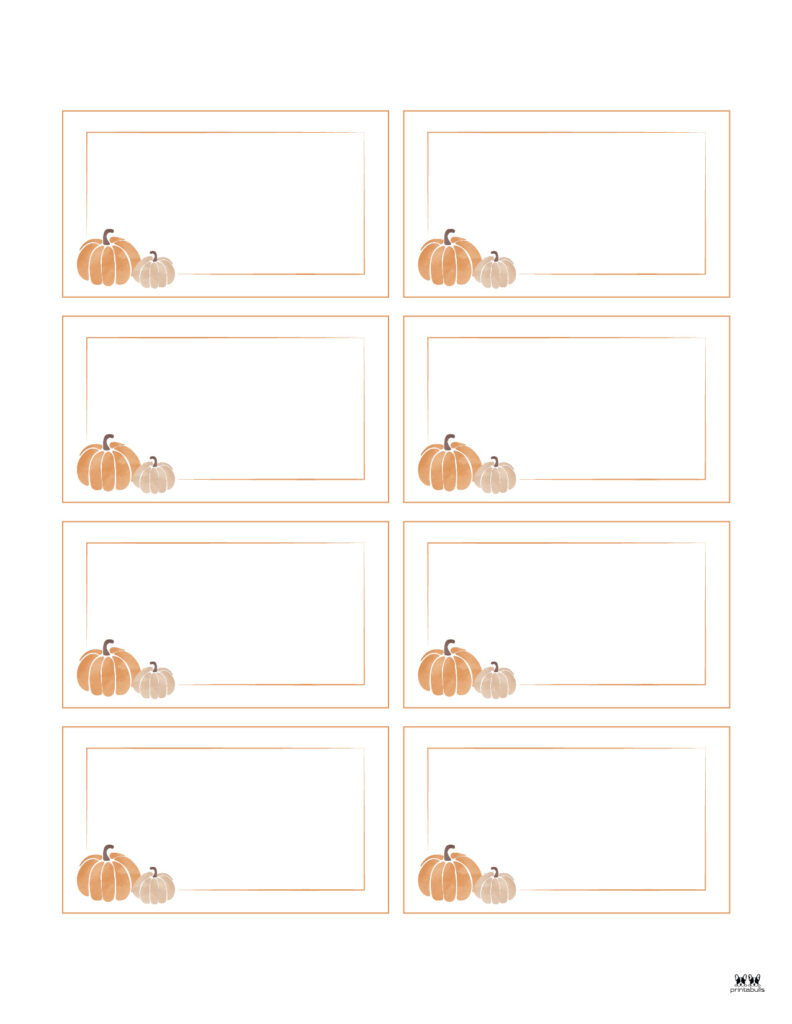 Thanksgiving Place Cards - 15 Free Printable Sets | Printabulls throughout Printable Name Tags For Thanksgiving