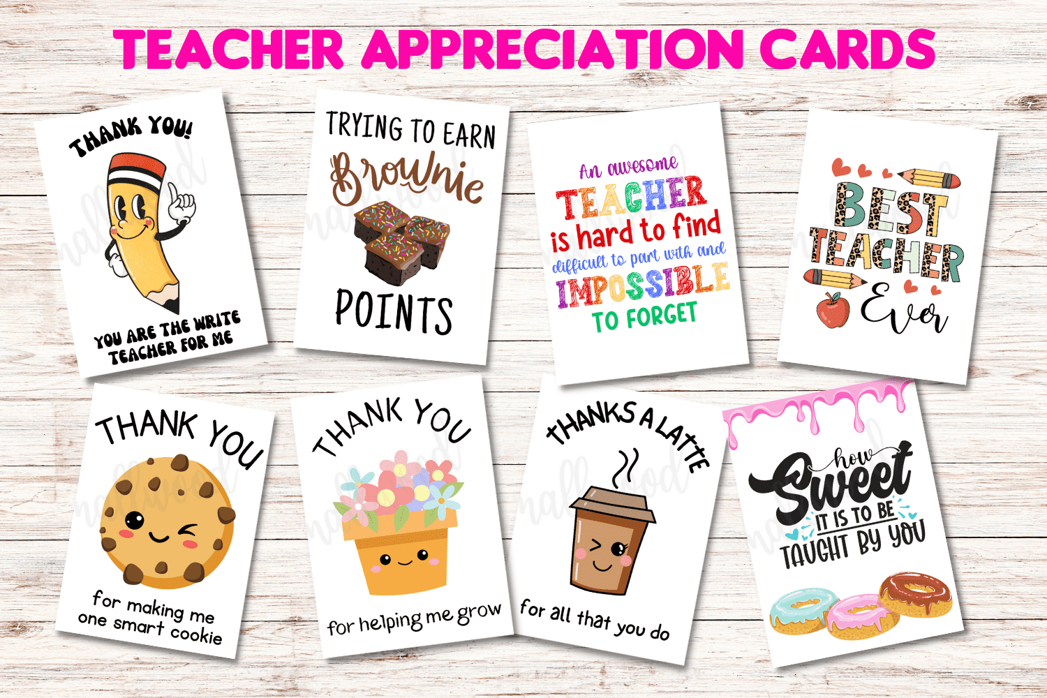 The Best Teacher Thank You Cards (21 Free Printables) - Cassie intended for Printable Thank You Card Teacher