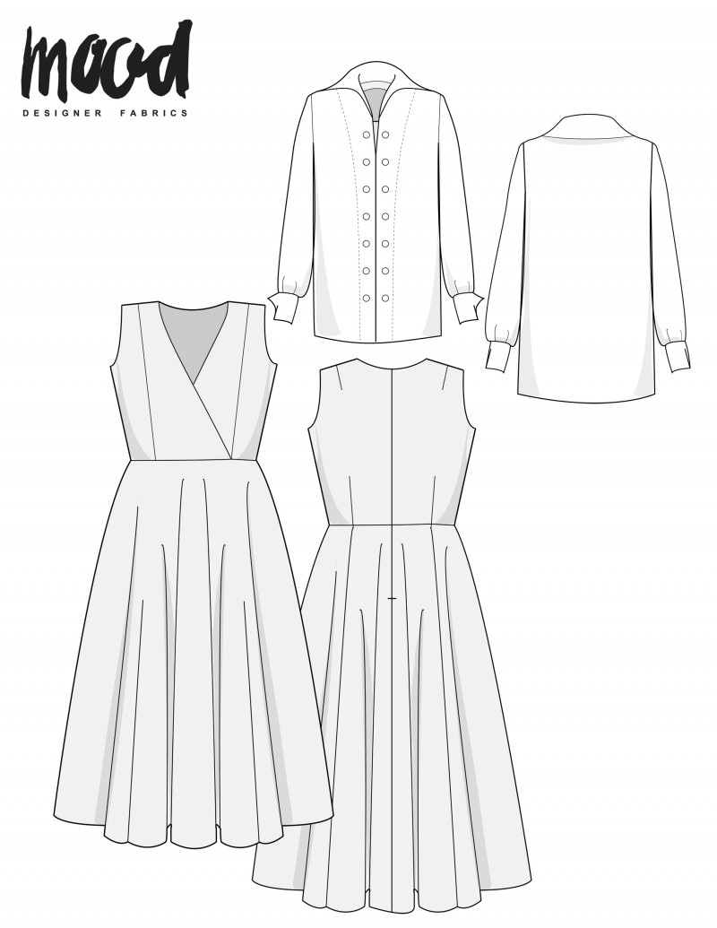 The Gambit Pinafore Dress - Free Sewing Pattern throughout Woman Free Printable Sewing Patterns