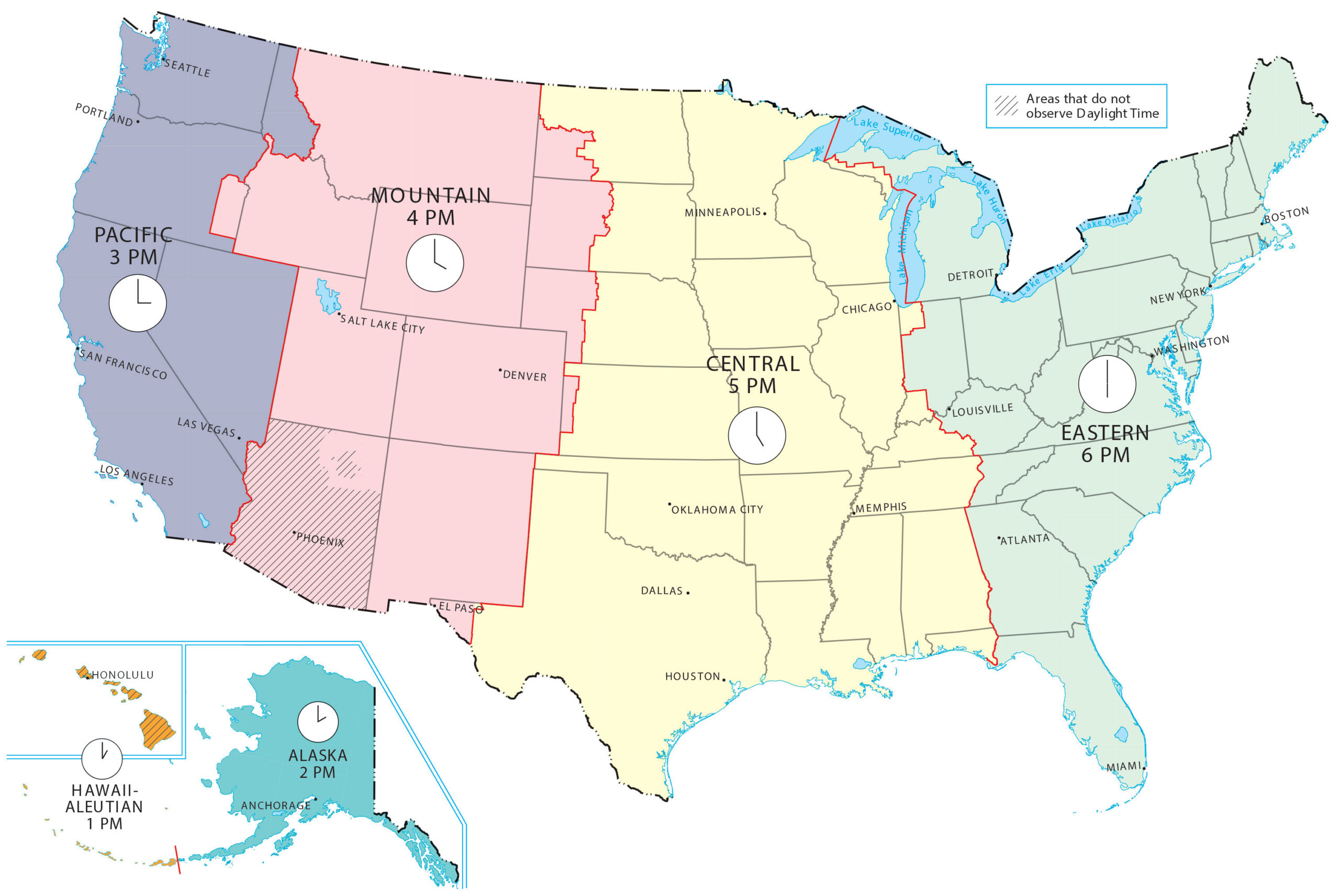 Us Time Zone Map - Gis Geography within Printable Time Zone Map of USA