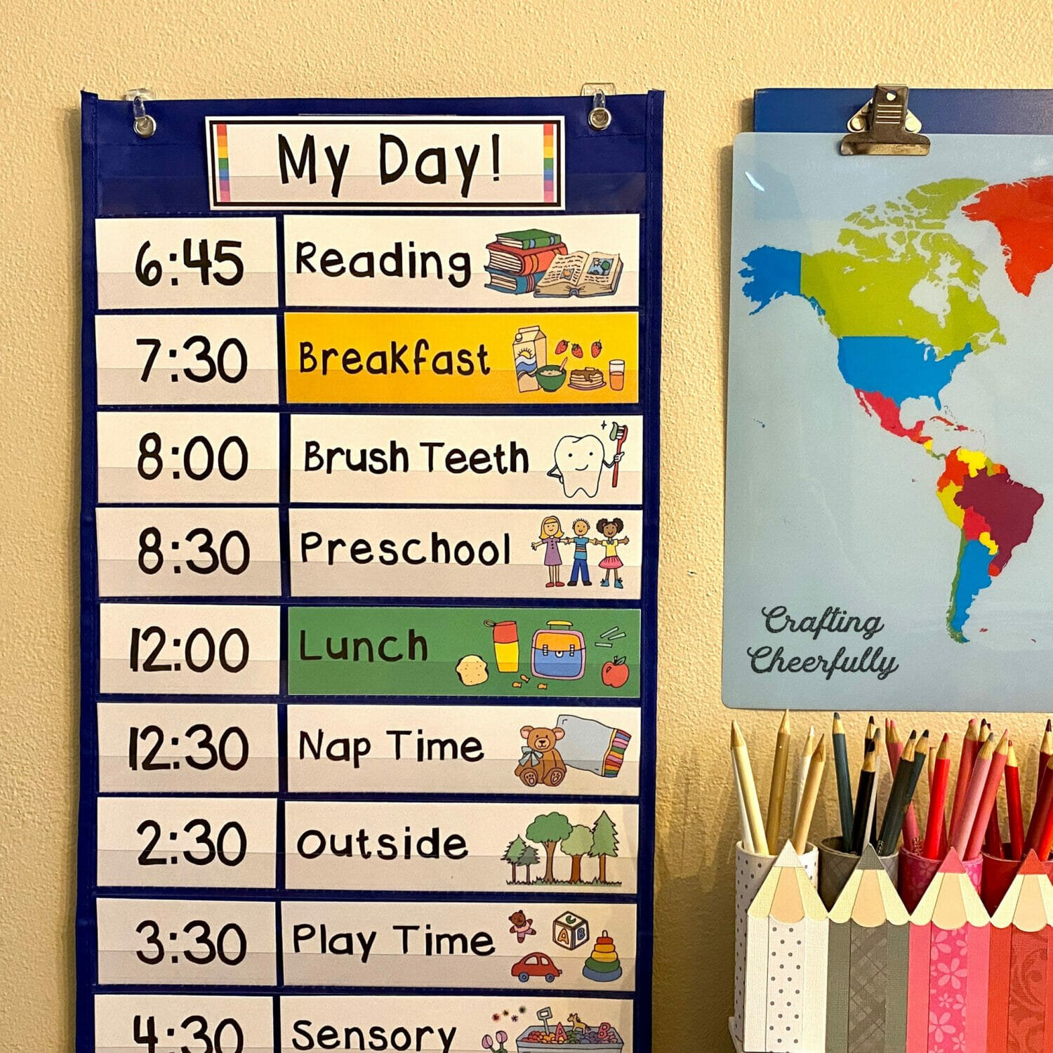 Visual Schedule Cards - Crafting Cheerfully pertaining to Free Editable Preschool Schedule Printable