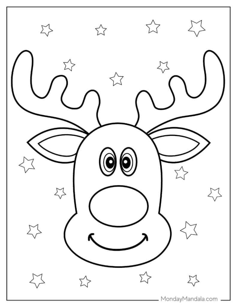 1,000 Christmas Coloring Pages (Free Pdf Printables) with Christmas Coloring Pages Printable