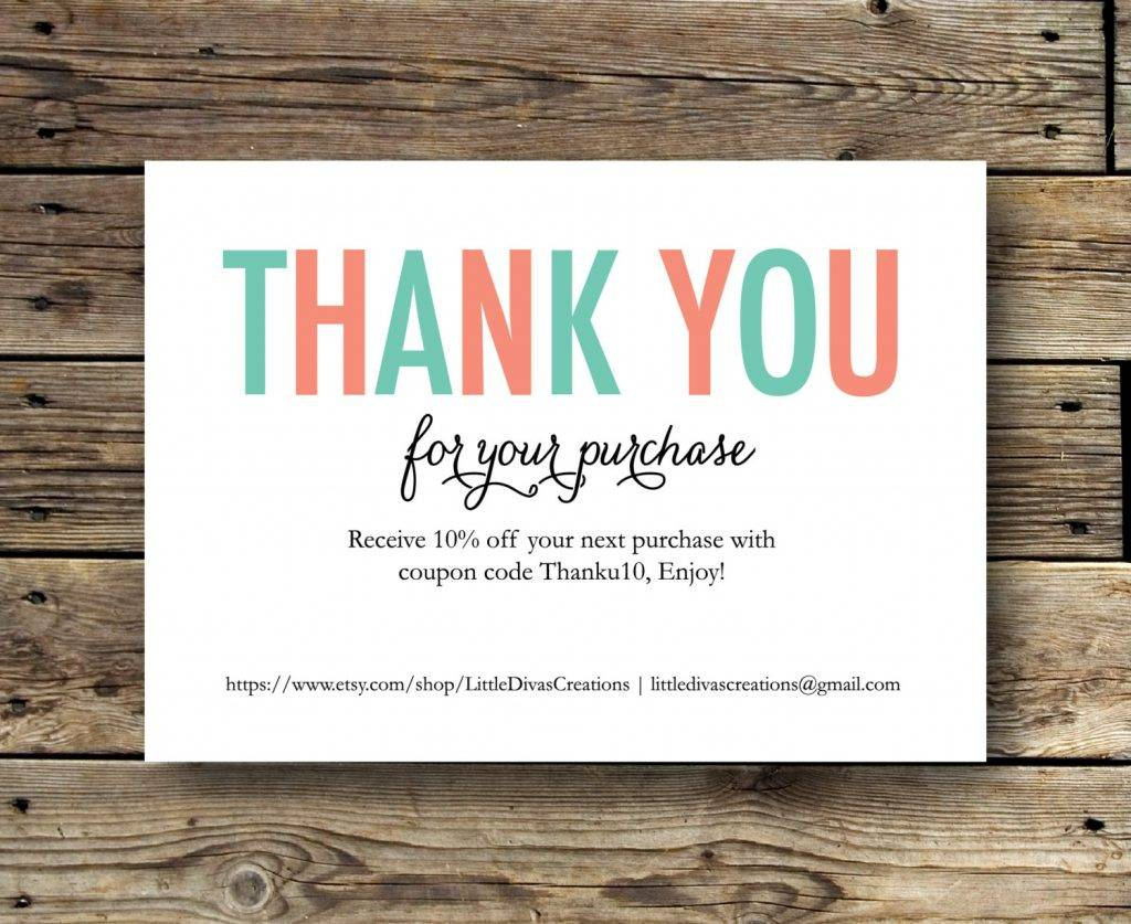 17+ Business Thank-You Card Examples To Download in Discount Thank You Cards Printable