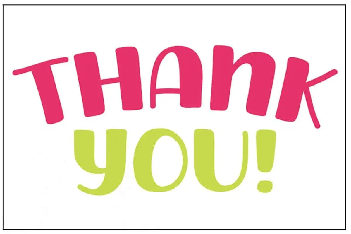 24 Free Printable Thank You Cards | Lamberts Lately pertaining to Printable 4X6 Thank You Cards