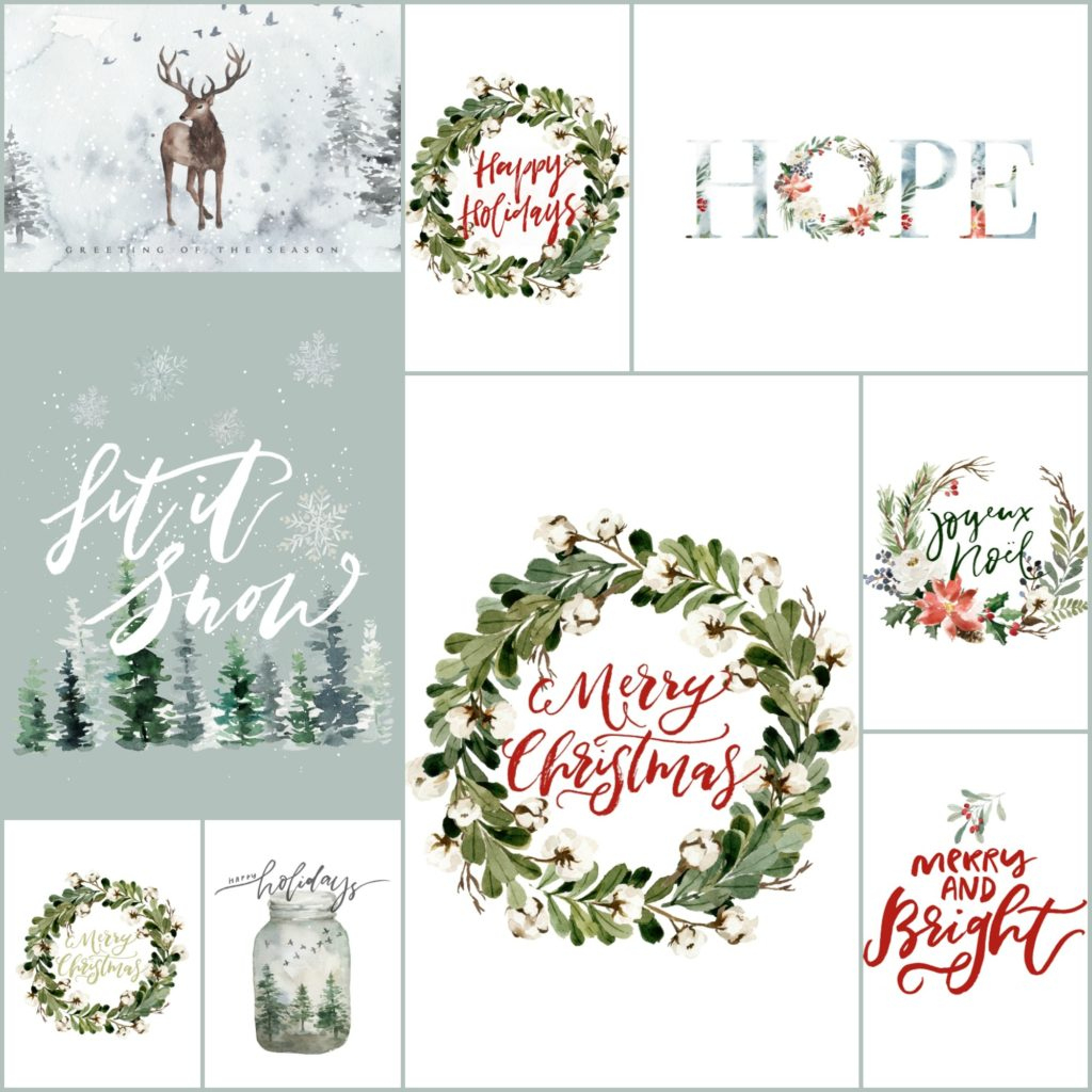 50 Festive Free Christmas Printables For Your Home with Free Christmas Printables For Adults