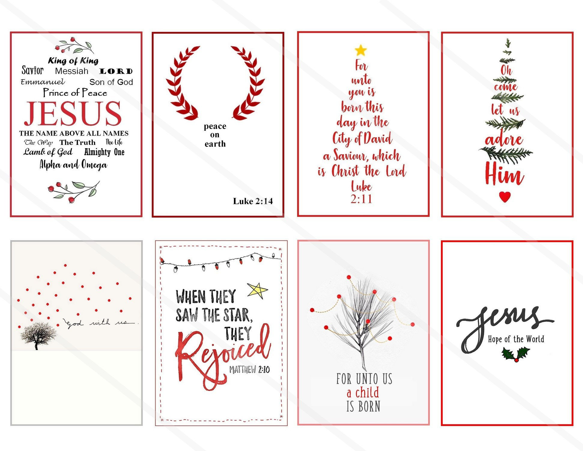 Chistmas Bible Verses Stickers Printable Download Scripture Art regarding Printable Christmas Card Verses For Handmade Cards