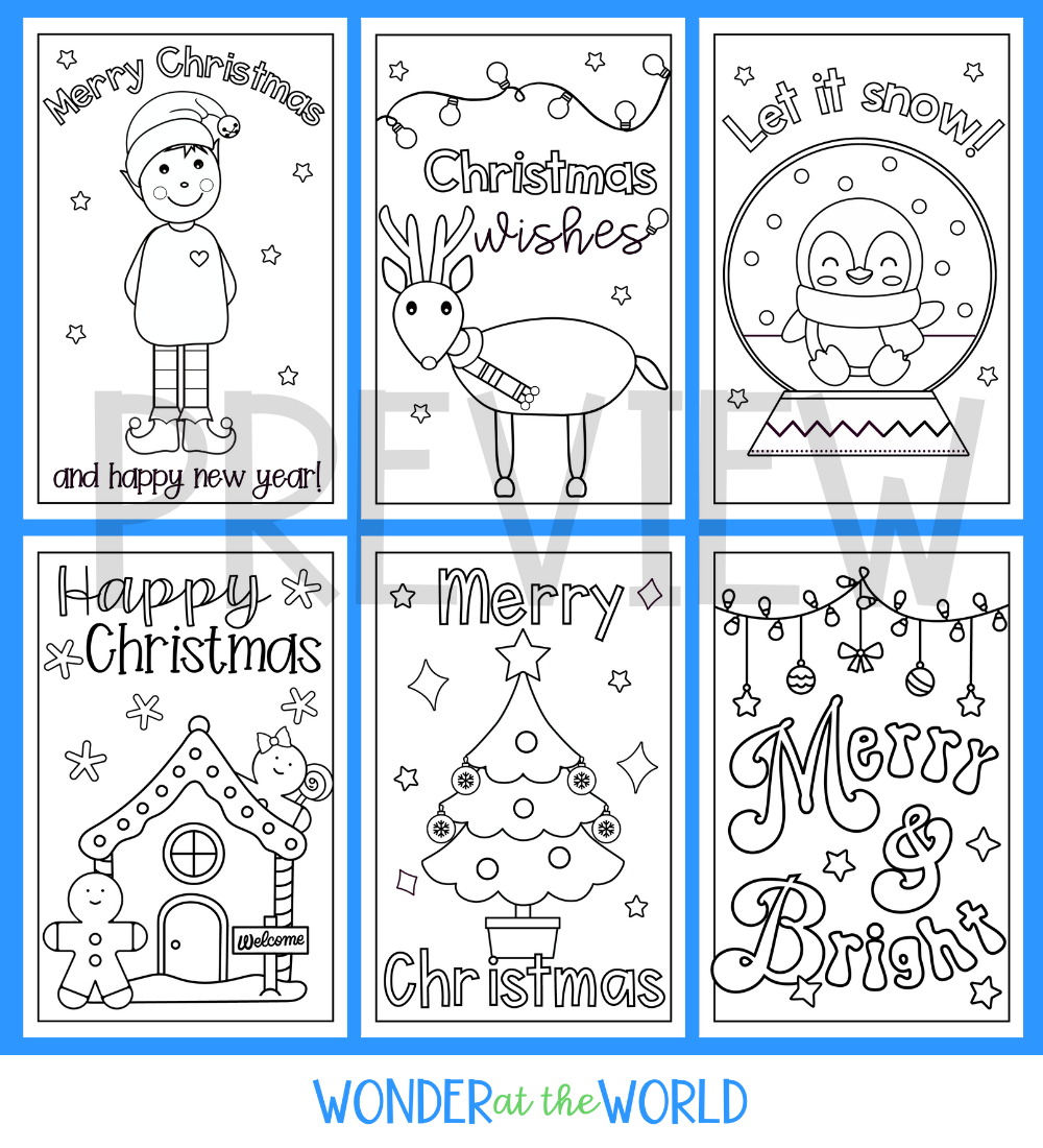 Christmas Card Template Printables To Colour | Teaching Resources pertaining to Free Printable Christmas Card Template