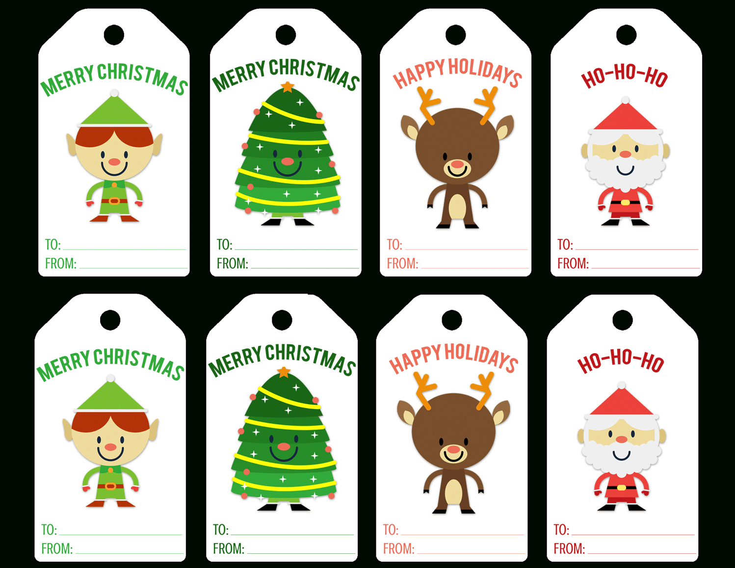Christmas Printable Gift Tags - Printable Party Favors within Christmas Tags Printable Free Download
