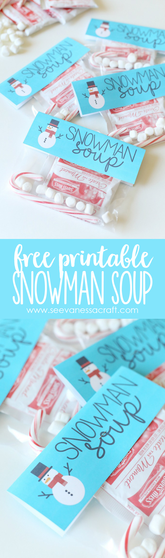 Christmas: Snowman Soup Printable Bag Topper - See Vanessa Craft throughout Snowman Soup Free Printable Bag Toppers
