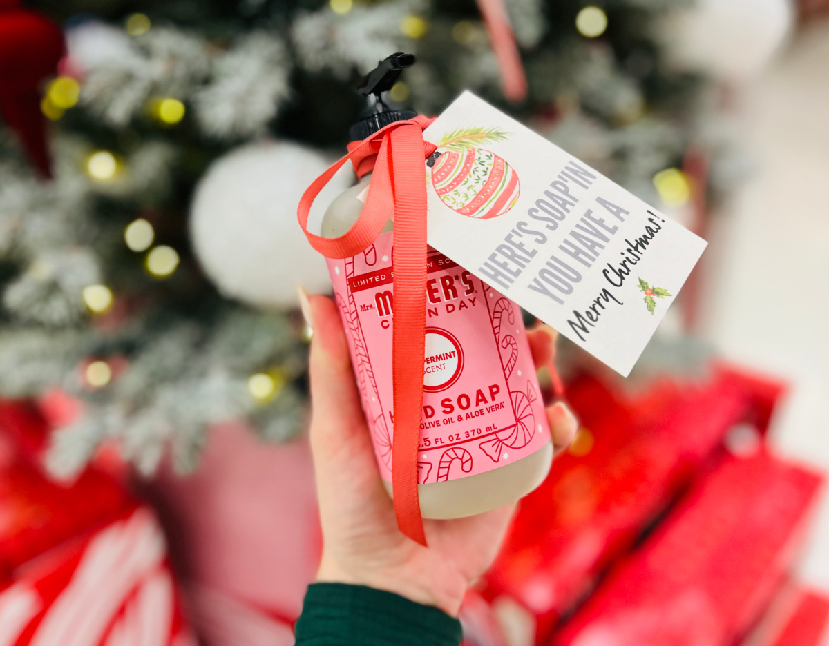 Diy Christmas Hostess Gifts | Soaps With Free Printable Gift Tags throughout Hand Soap Christmas Gift Tags Free Printable