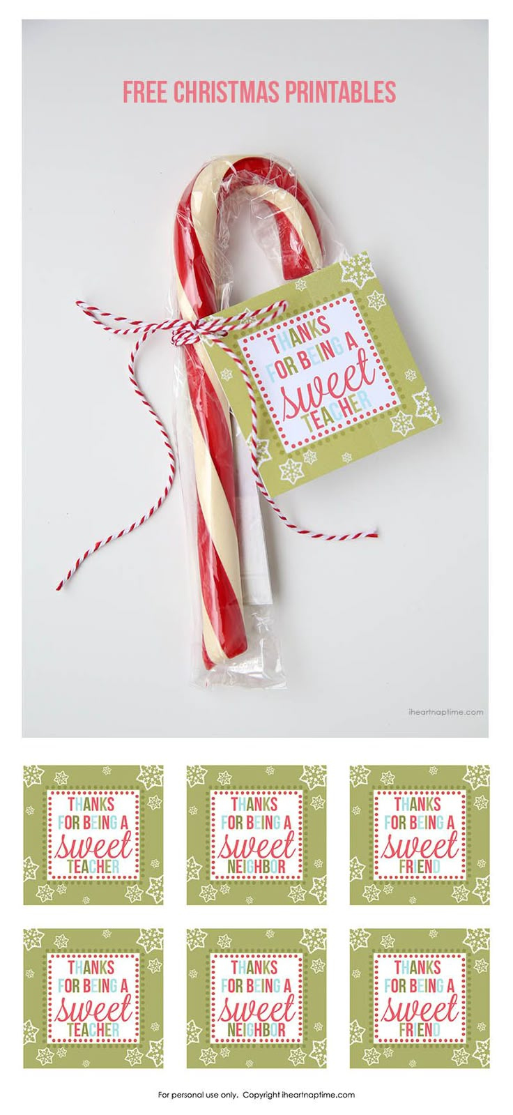 Free Christmas Printable Tags for Printable Teacher Christmas Tags