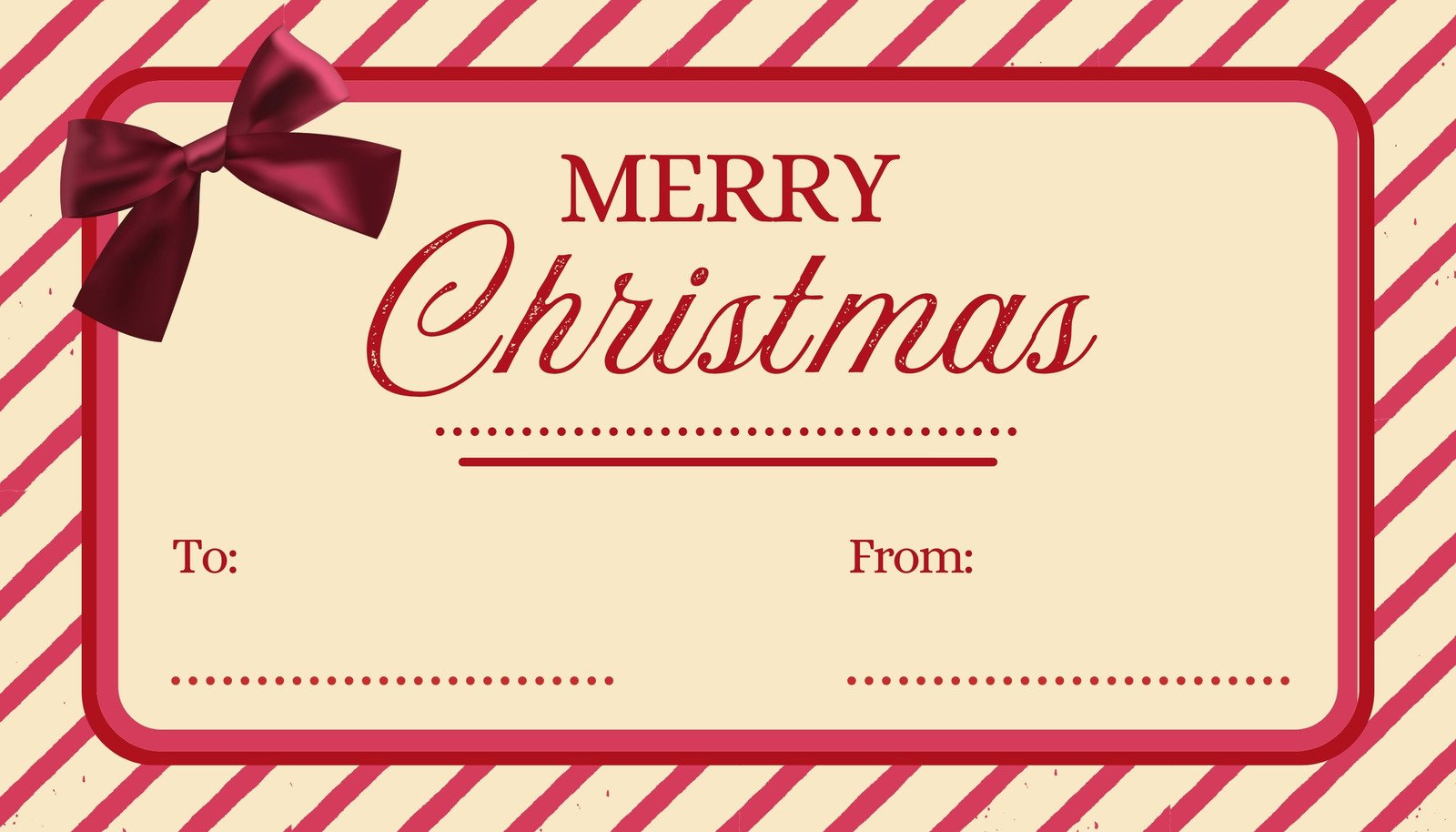 Free Custom Printable Christmas Tag Templates | Canva with Printable Christmas Tags Editable