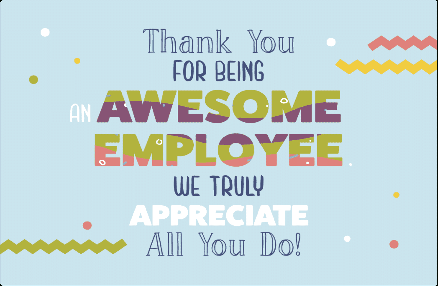 Free Employee Appreciation Ideas &amp;amp; Printables: No Cost Recognition with Free Printable Employee Thank You Cards