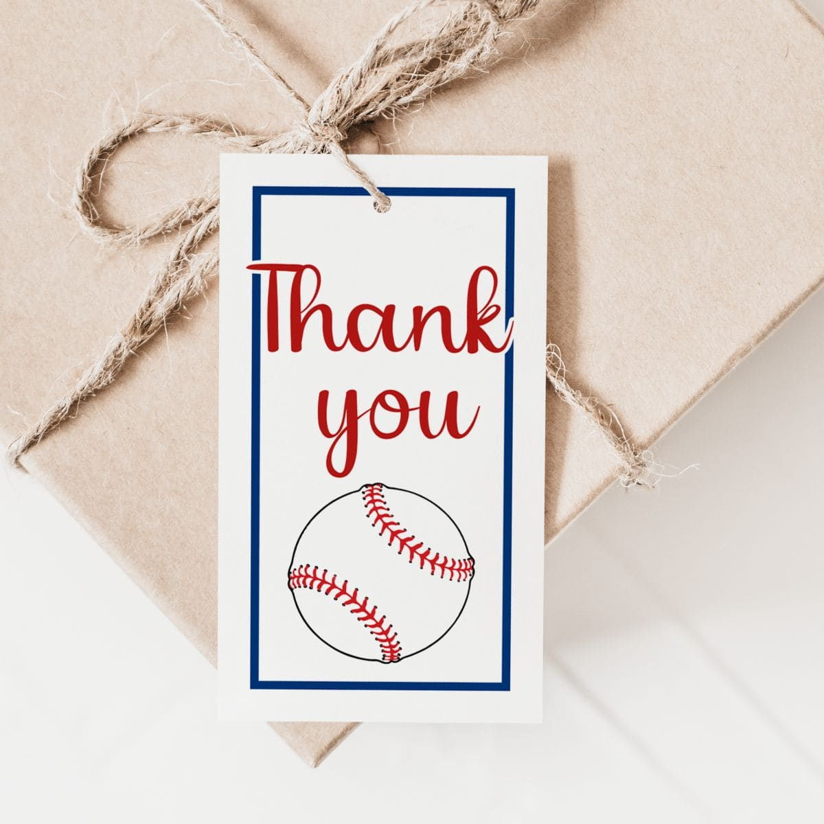 Free Printable Baseball Thank You Tags - Love & Laugh Games intended for Baseball Thank You Cards Printable Free
