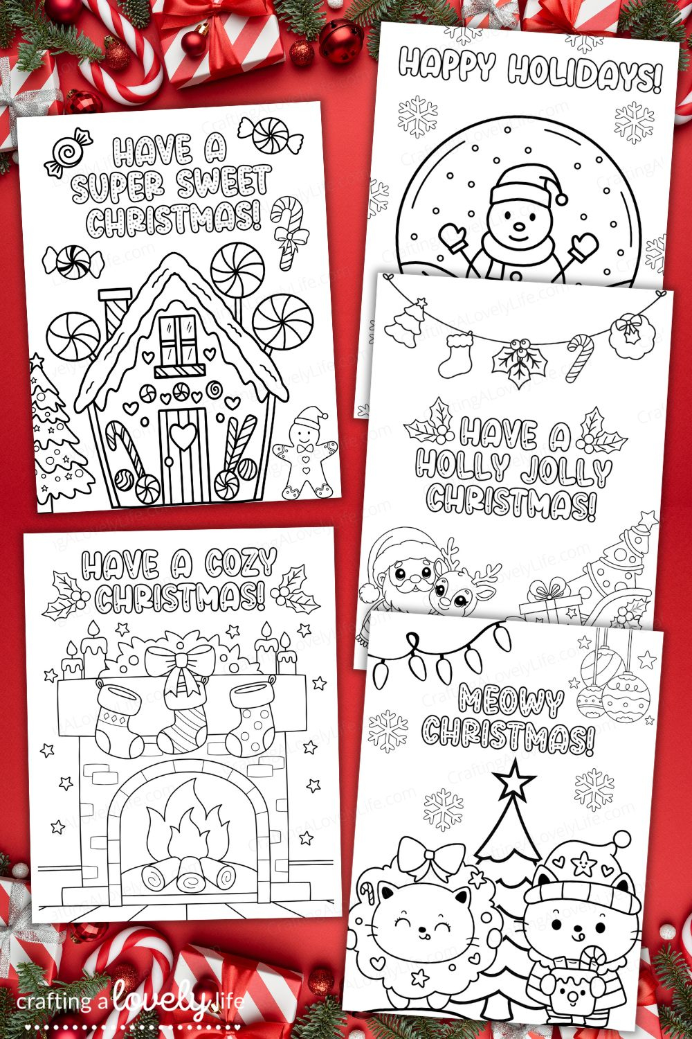 Free Printable Christmas Cards To Color in Free Printable Christmas Card Kids
