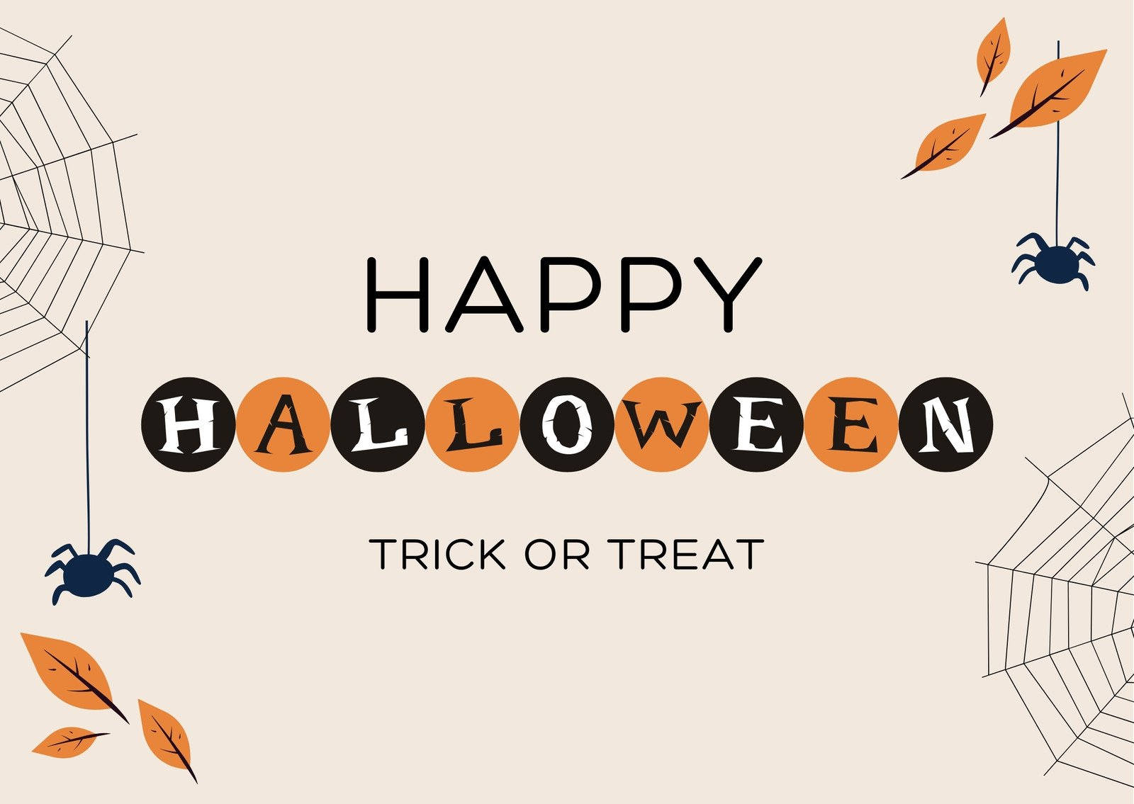 Free Printable Editable Halloween Card Templates | Canva pertaining to Halloween Thank You Cards Printable Free
