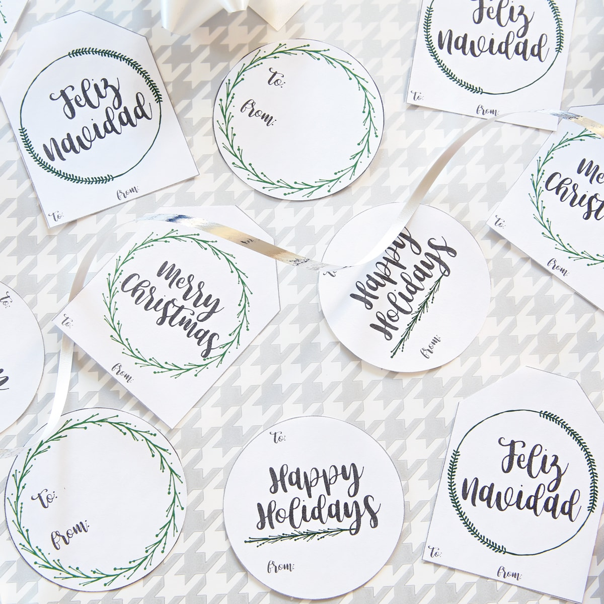 Free Printable Holiday Gift Tags | Abby Organizes with Free Printable Gift Tags