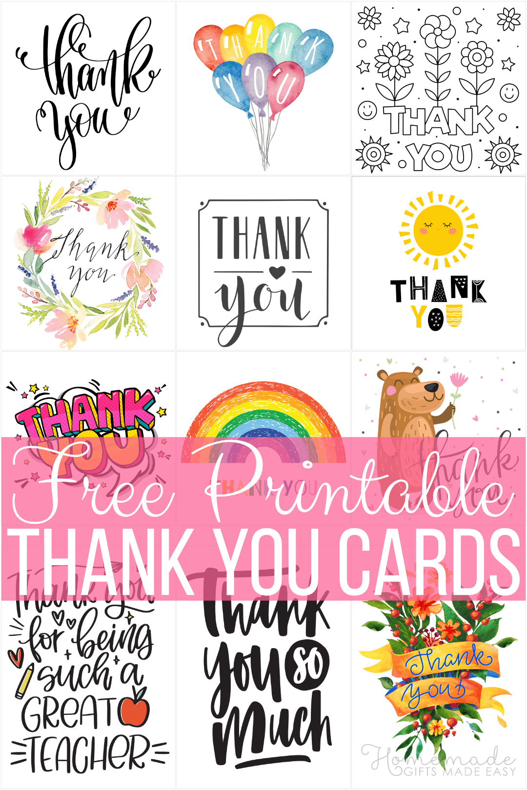 Free Printable Thank You Cards intended for Funny Thank You Cards Printable Free