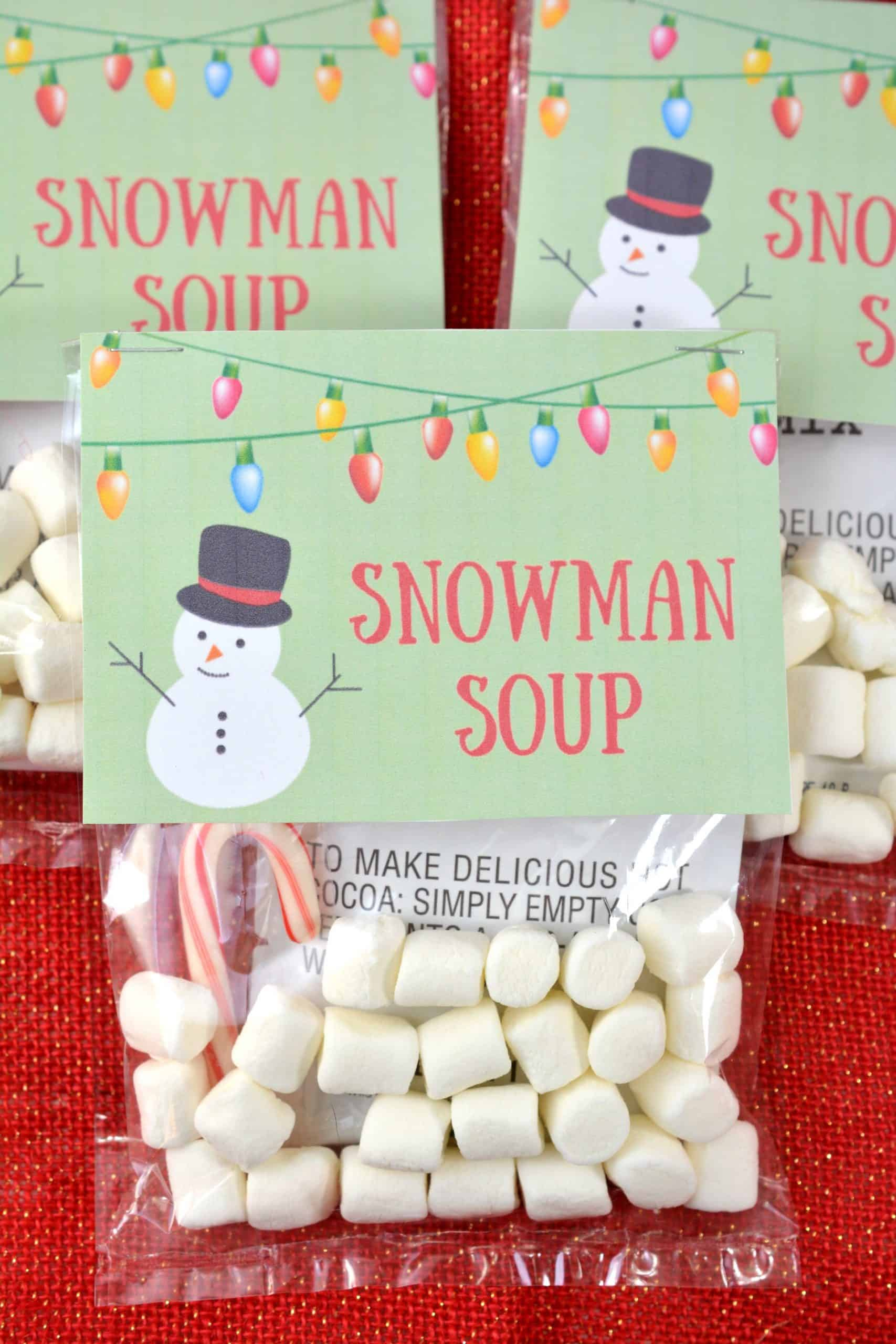Homemade Holiday Gift Idea: Snowman Soup With Free Printable intended for Free Printable Snowman Soup Printable