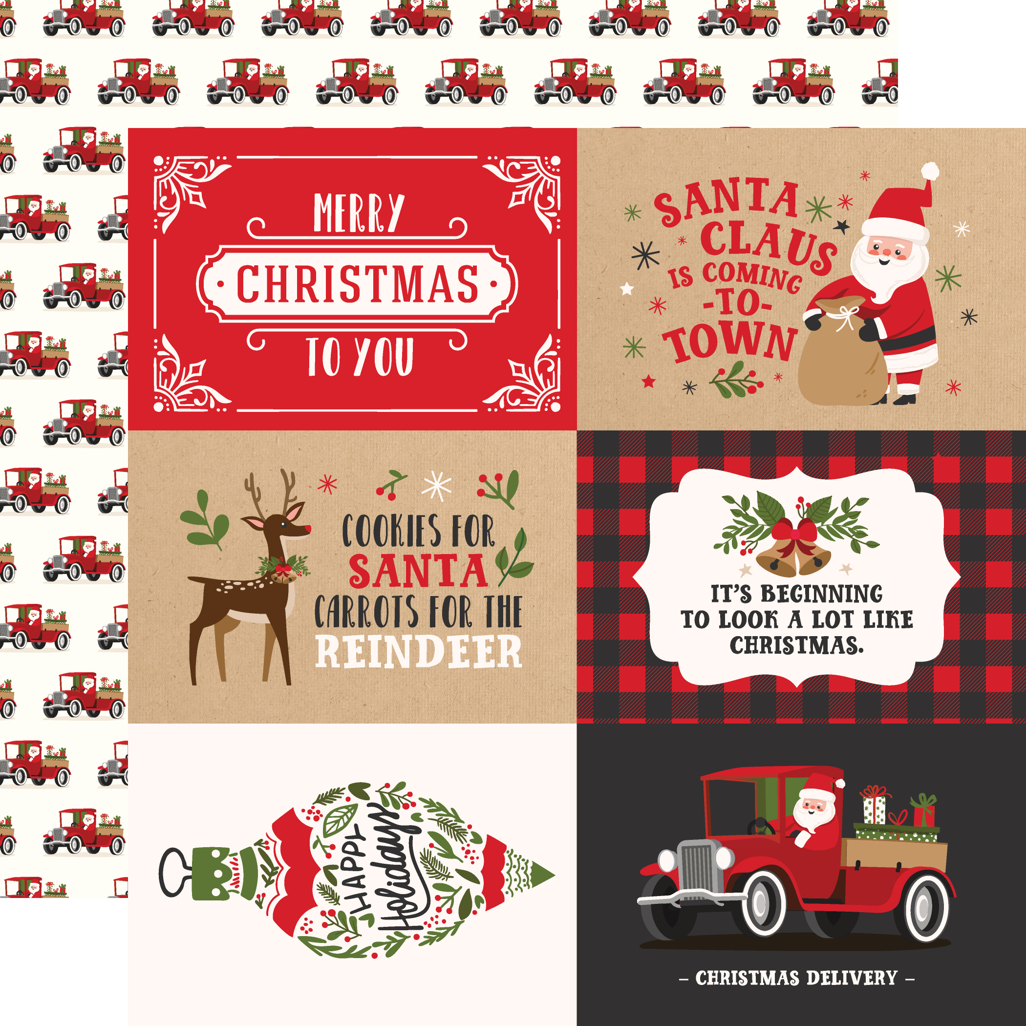 My Favorite Christmas: 4X6 Journaling Cards 12X12 Patterned Paper intended for Christmas Card Stock 4x6 Printable