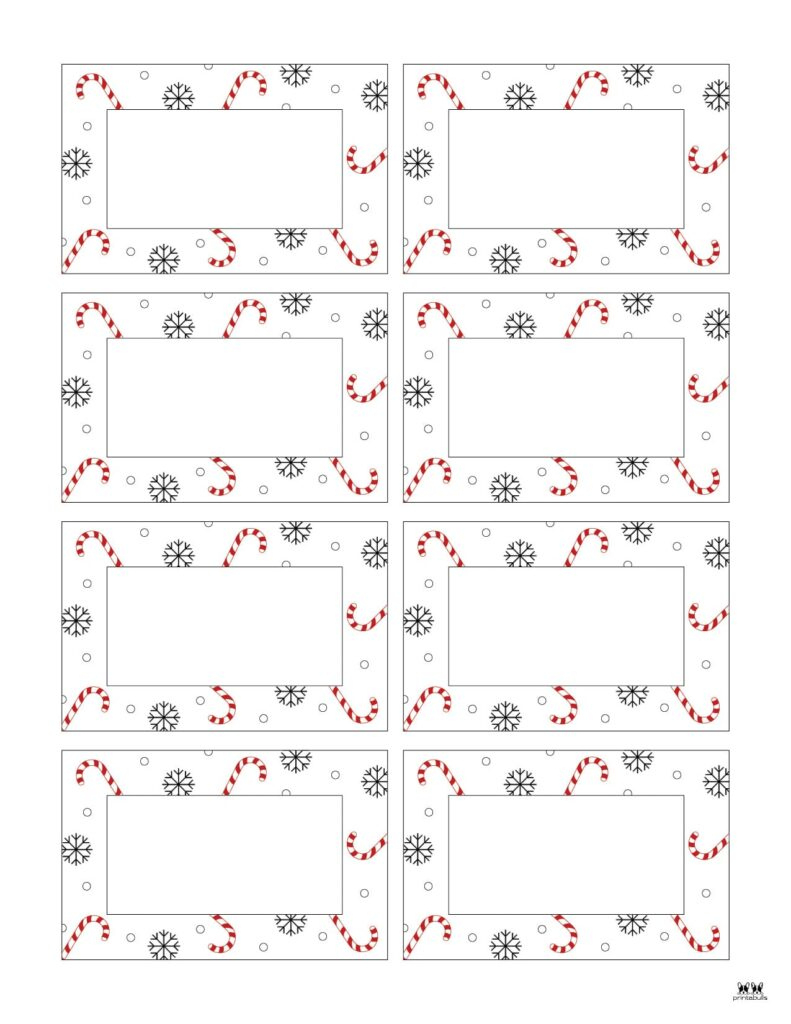 Name Tags - 44 Unique Designs - Free | Printabulls in Christmas Name Tags For Table Printable