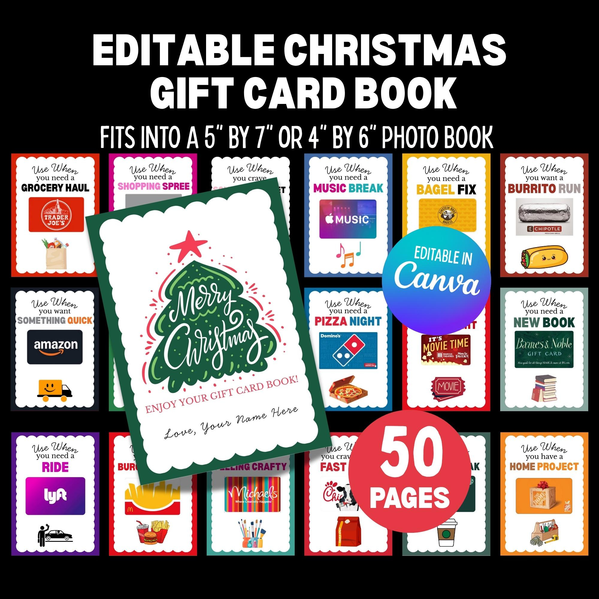 Printable Christmas Gift Card Books - 60+ Gift Ideas For 2025 with 50 Gift Card Amazon Christmas Printable