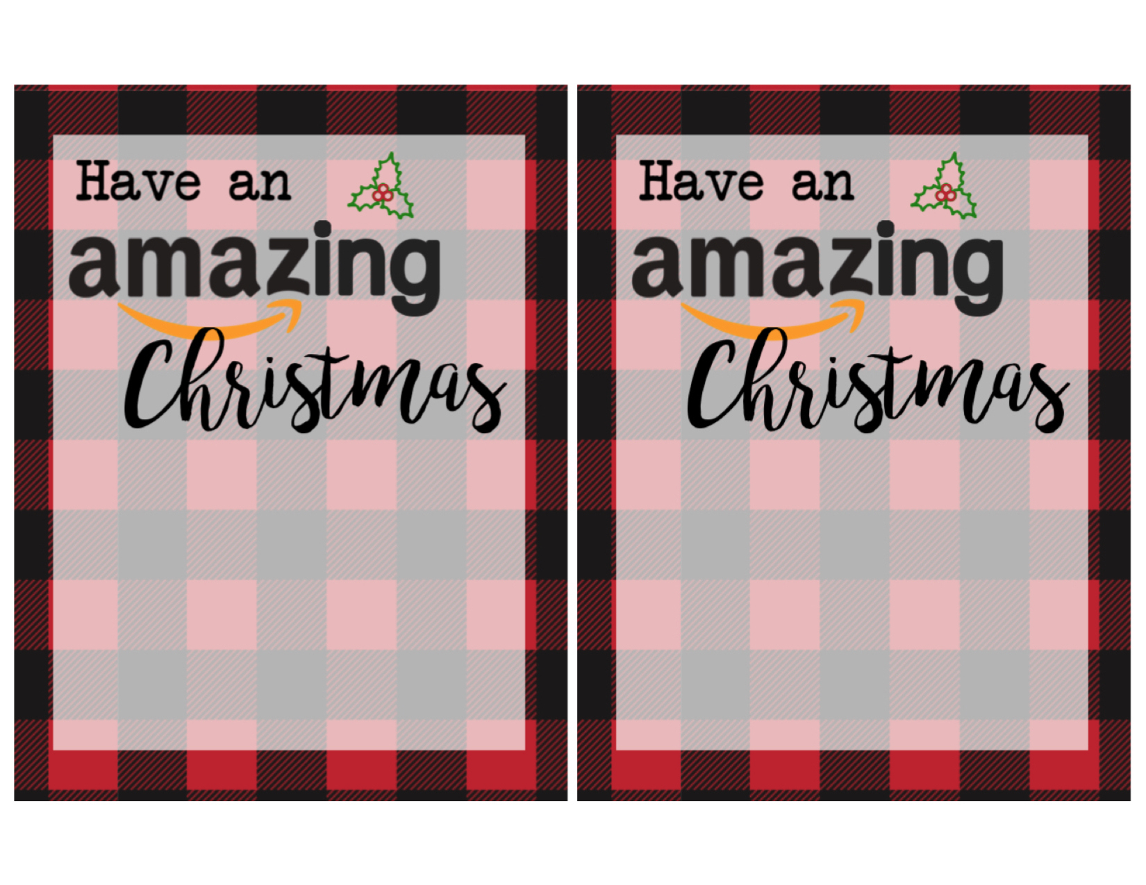 Printable Christmas Gift Card Holders For Amazon - Paper Trail Design pertaining to Amazon Gift Card Merry Christmas Printable
